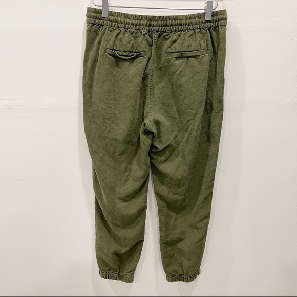J. Crew Point Sur Seaside Pants Jogger Casual Pants Linen Blend Size 2 Green - Picture 4 of 10